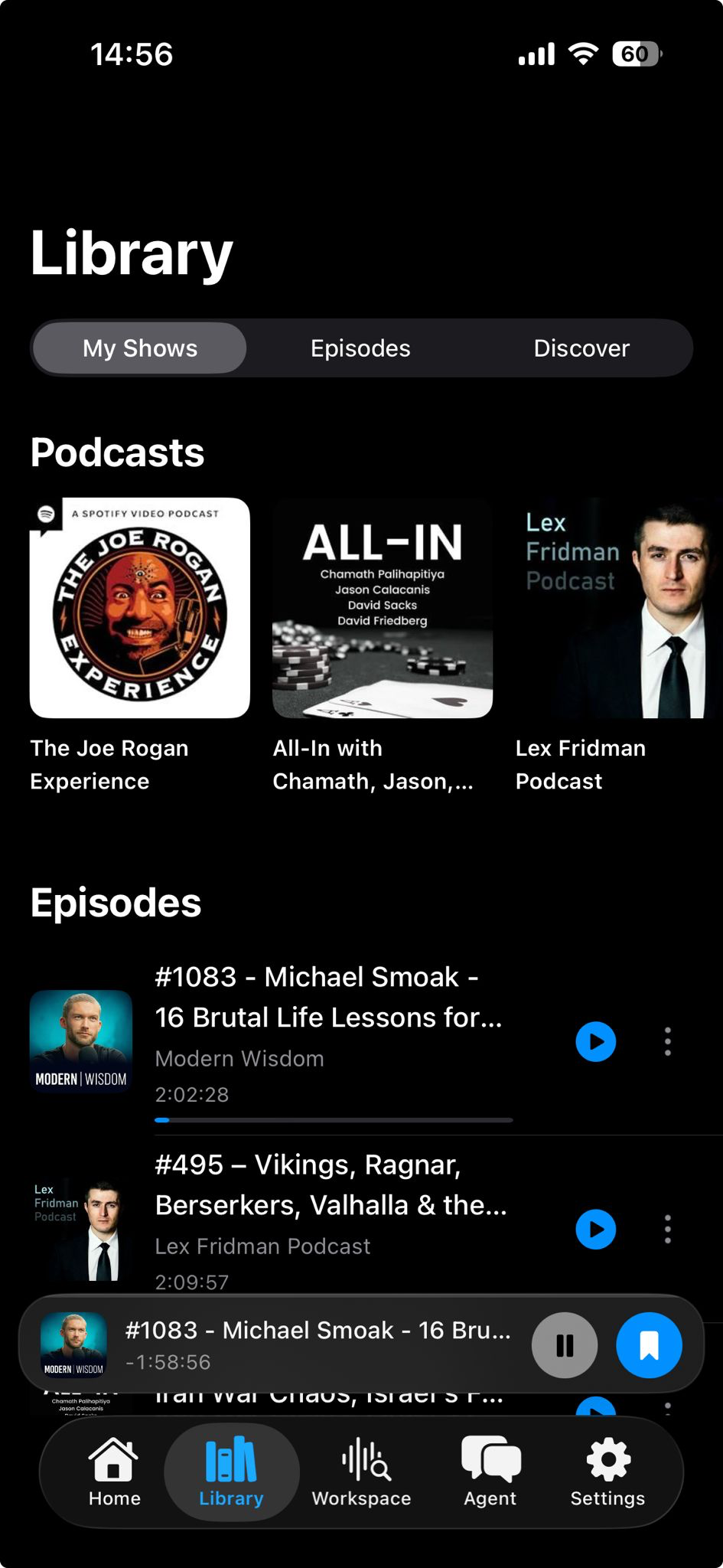 Library — Discover Podcasts